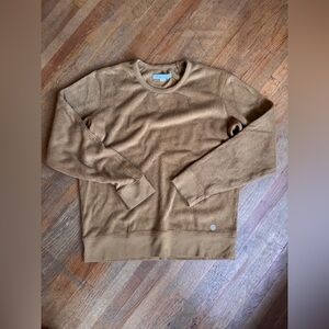 men’s outerknown terry cloth crewneck. size large.